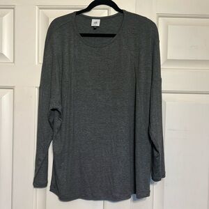 Womens large gray Cabi long sleeve shirt